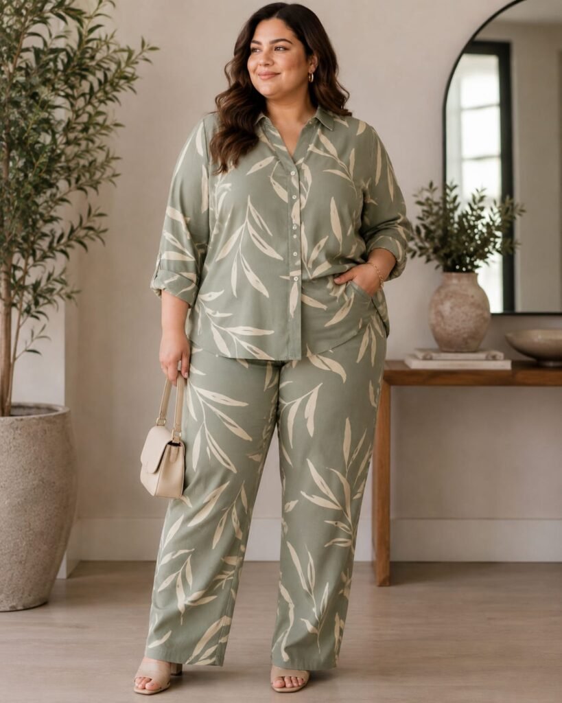 Matching set for plus size