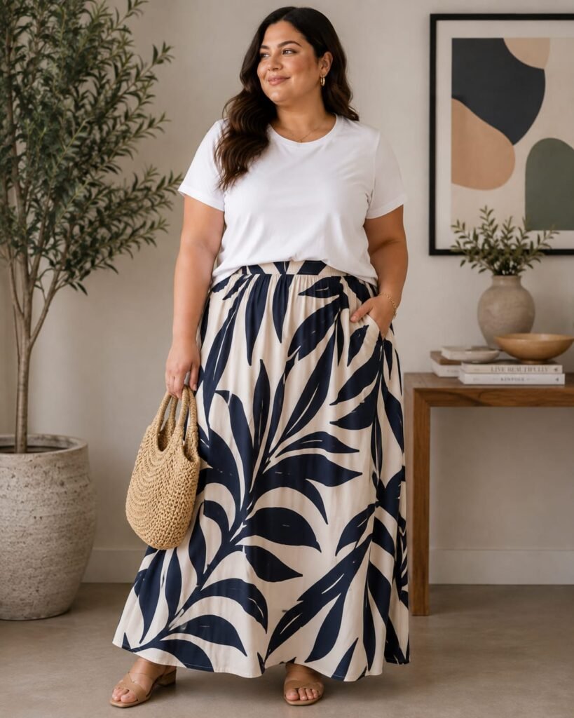 Choose a statement print for your curves