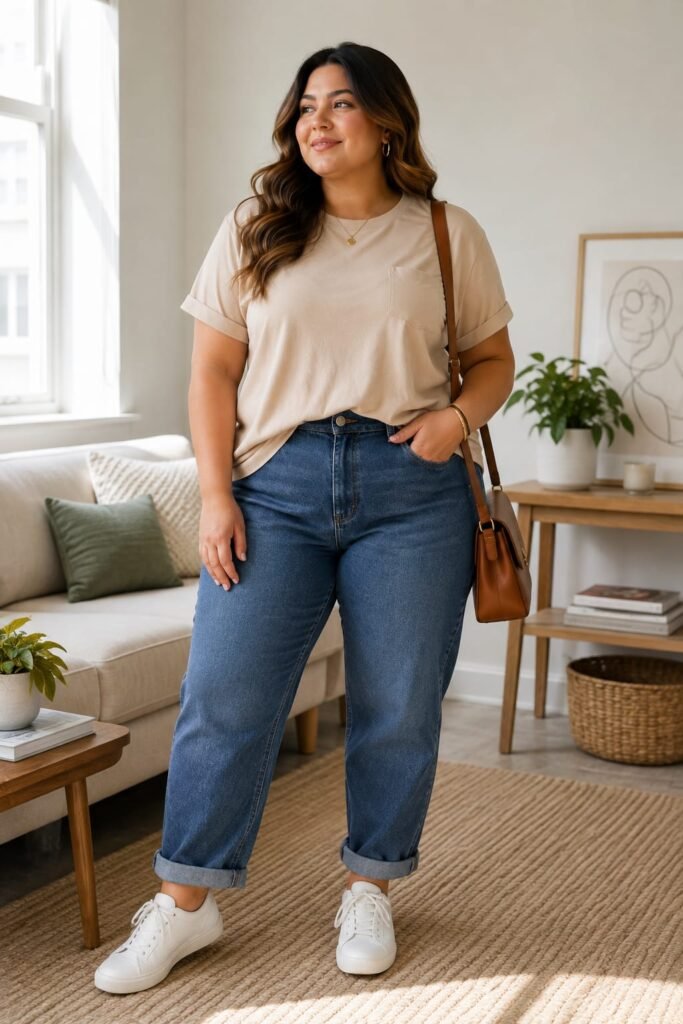 Casual outfit for plus size