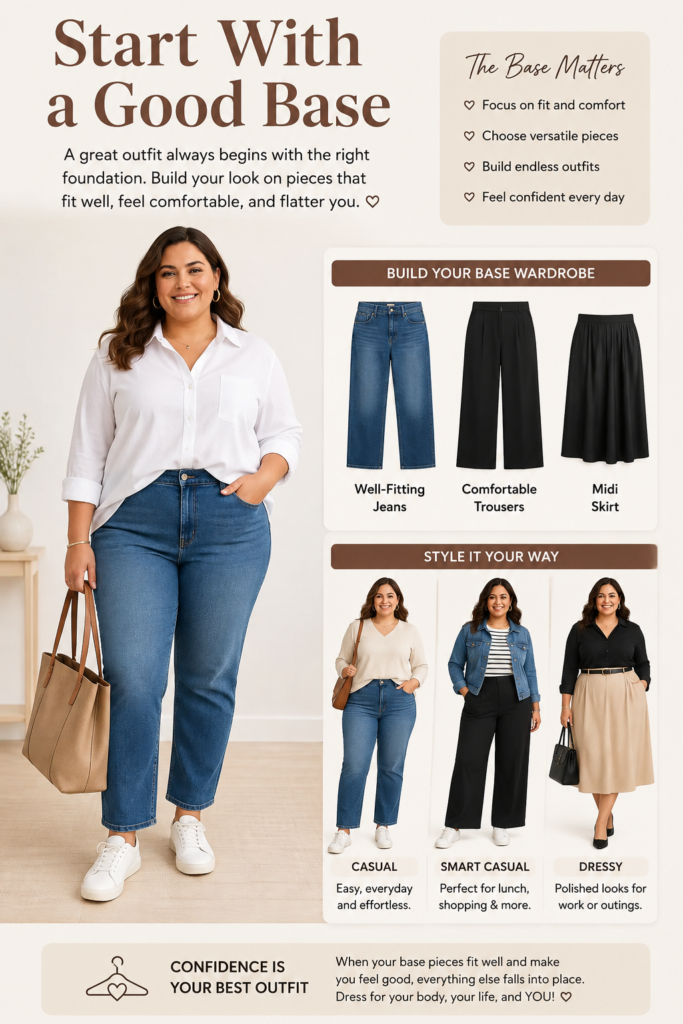 Start with a good base for plus size