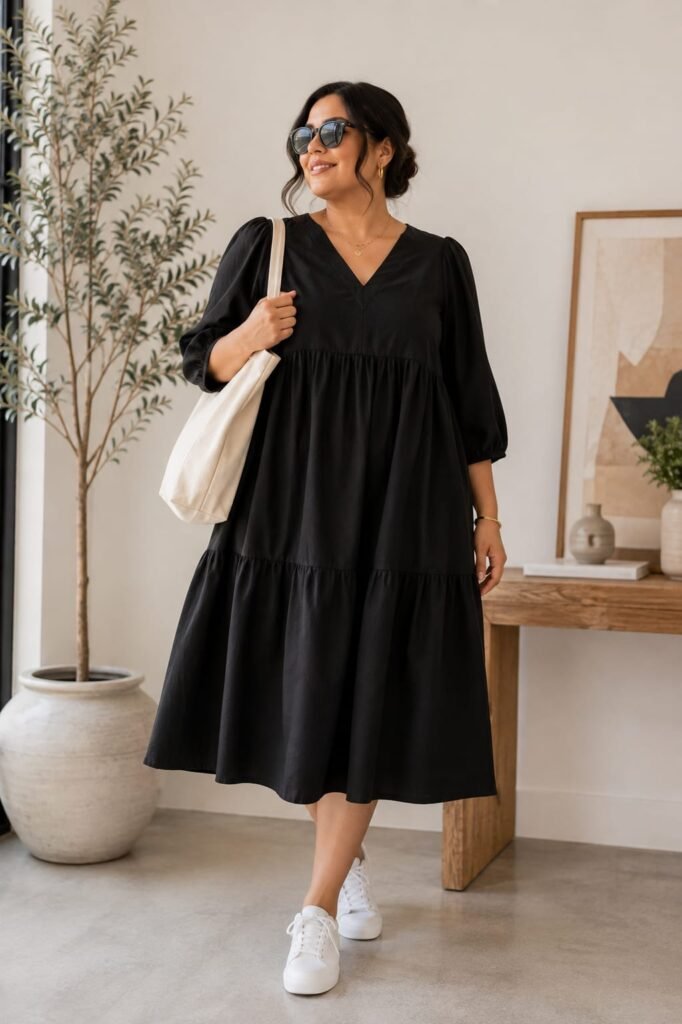 Comfortable midi dress