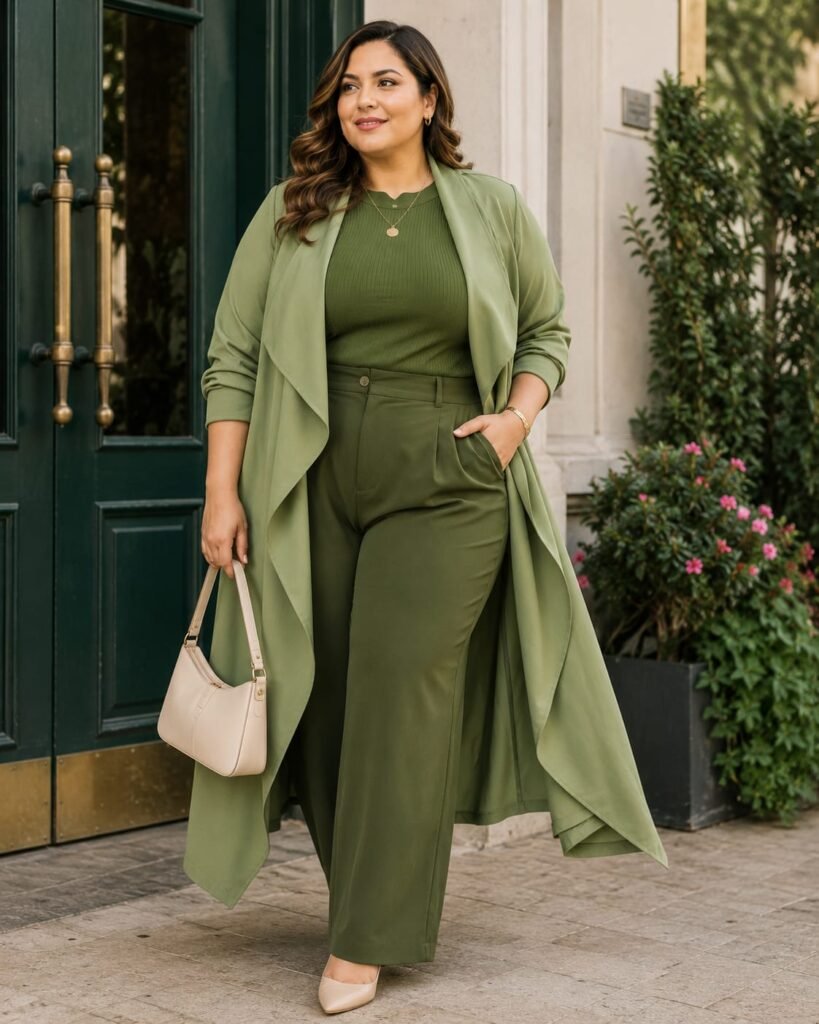 Add stylish layer to look confident