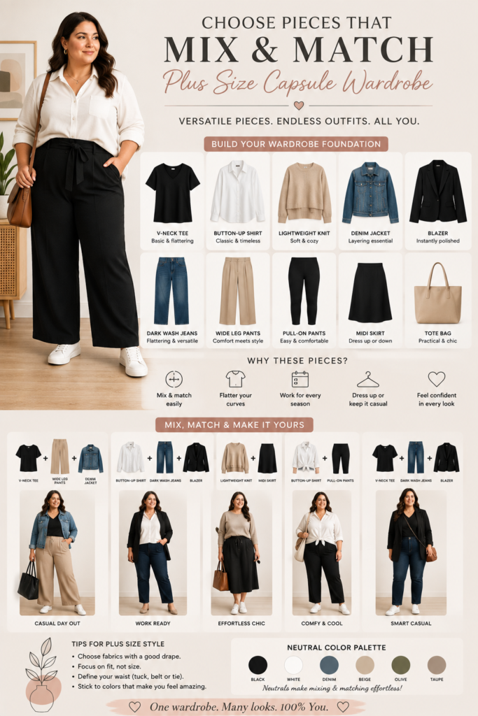 Mix and match outfits