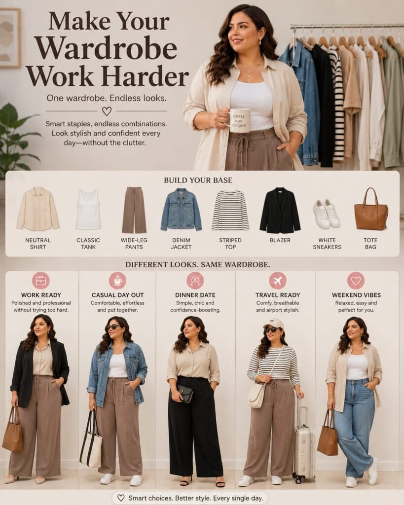 Ideas for plus size wardrobe