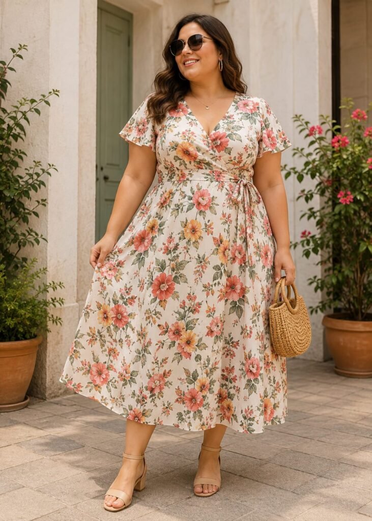 Flowy maxi dress best for summer