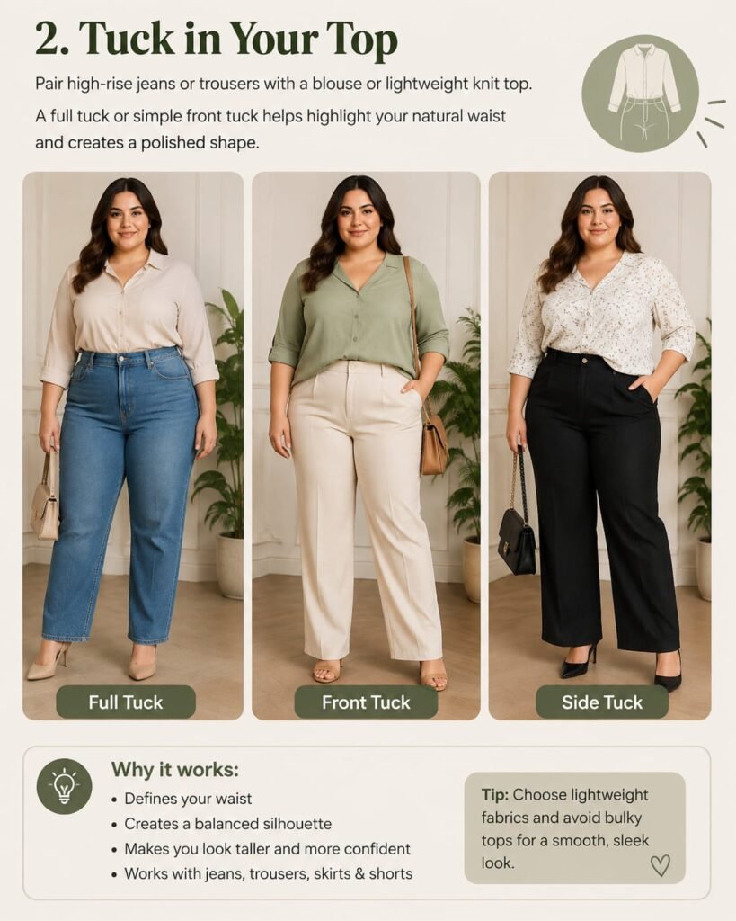 Tuck just highlight your natural waist